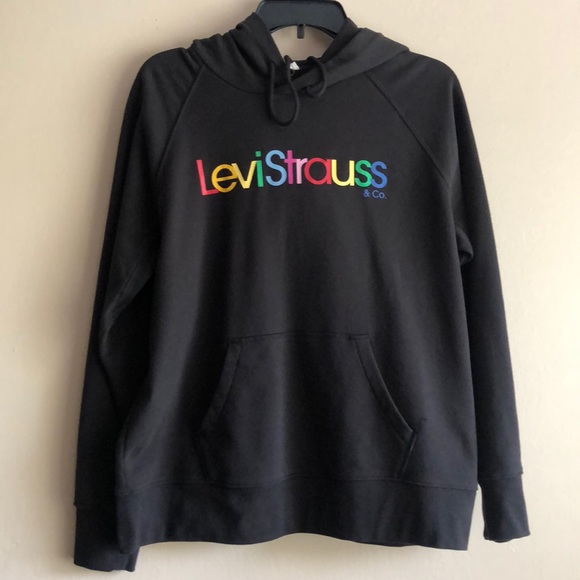 NWT LEVI'S WOMEN'S SWEATSHIRT BLACK SZ M - Picture 2 of 6